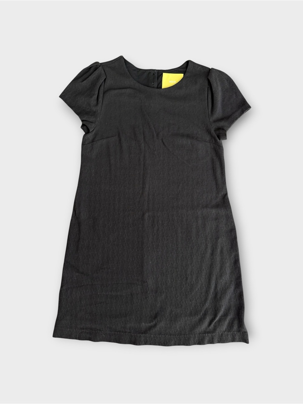 GUC Maeve Textured Black Shift Dress | Small